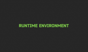 Runtime environment