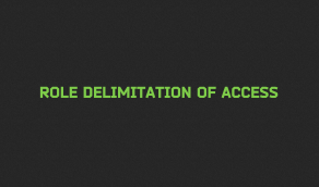 Role delimitation of access